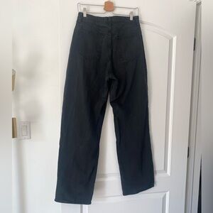 Black Wide-Leg Jeans